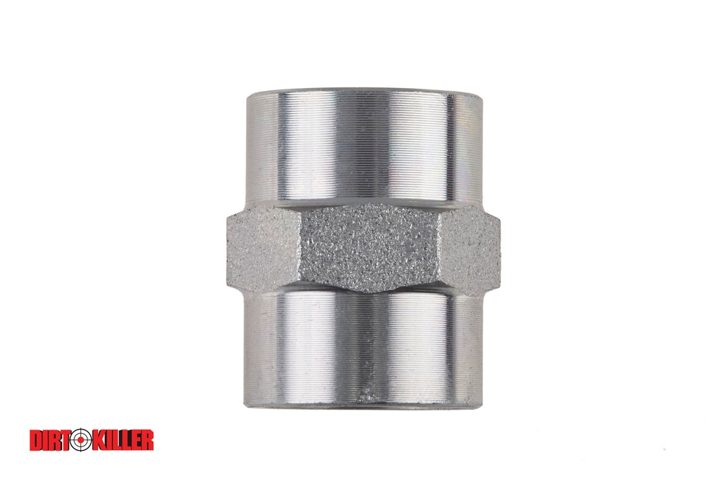  Steel Reducer Coupling 3/8" FNPT x 1/4" FNPT