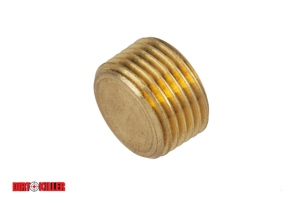  Brass Countersunk Pipe Plug 3/8" MNPT