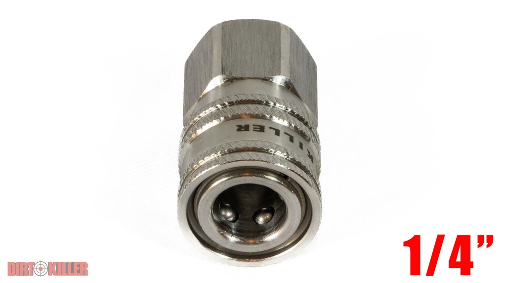 [5100210]  1/4" Stainless Steel Female Socket