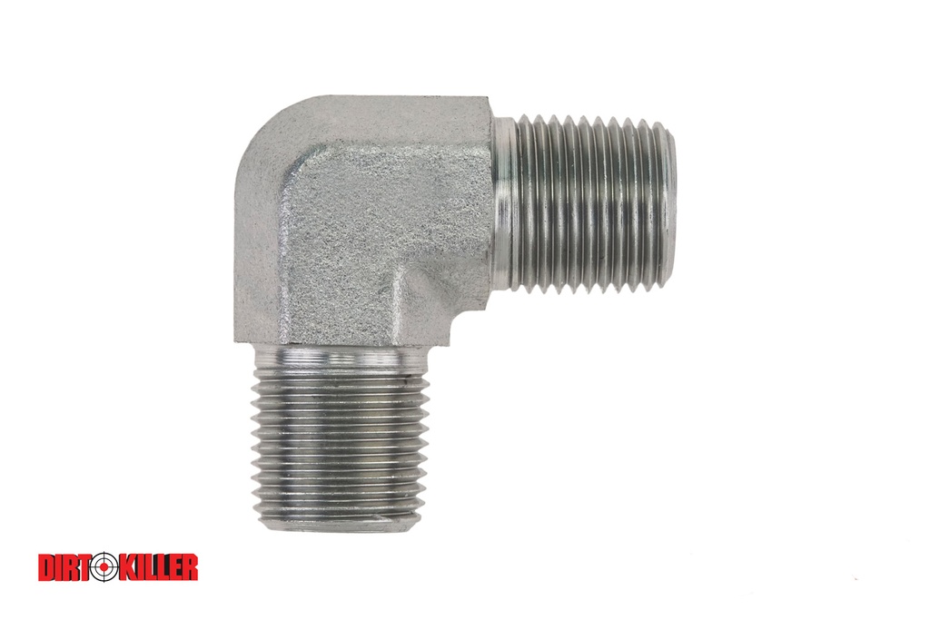  Steel Male 90 degree  Elbow 3/8" MNPT x 3/8" MNPT 