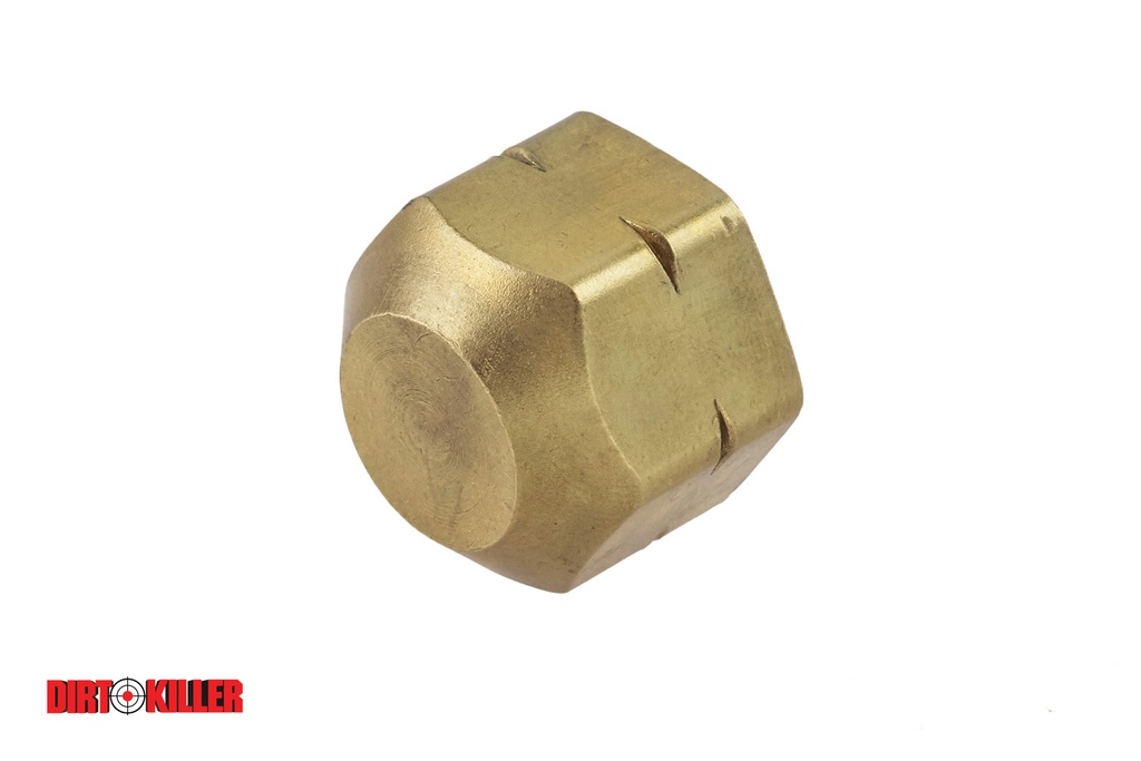 [5100640] 1/2" Brass Cap Use on all machines