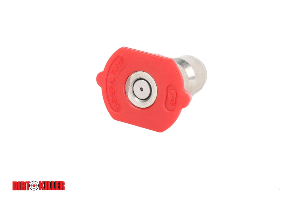  Red Flat Tip Nozzle 10.0-0 degree  Quick Connect