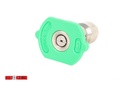 Green Flat Tip Nozzle 2.5-25 degree  Quick Connect