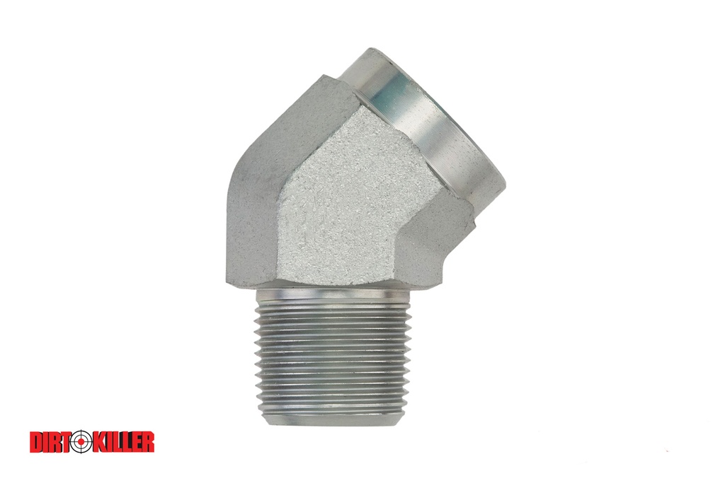  Steel Street 45 degree  Elbow 3/4" FNPT x 3/4" MNPT