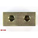  Manifold Block (3) 1/2" FNPT x (2) 3/8" FNPT