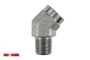  Steel Street 45 degree  Elbow 3/8" FNPT x 3/8" MNPT