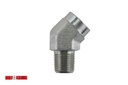  Steel Street 45 degree  Elbow 1/2" FNPT x 1/2" MNPT