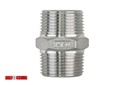  Stainless Steel Hex Nipple 1" MNPT