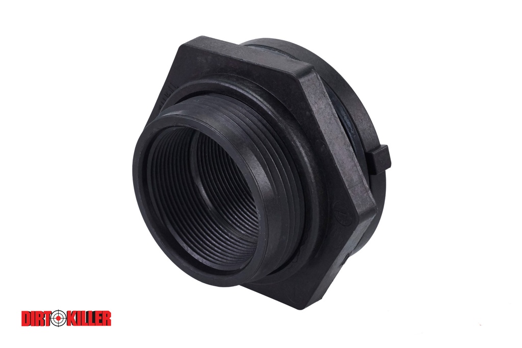  Poly Bulkhead Fitting for tanks 2" FNPT