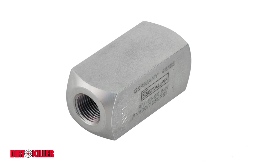 High Pressure Check Valve, 3/8"FPT 7250psi