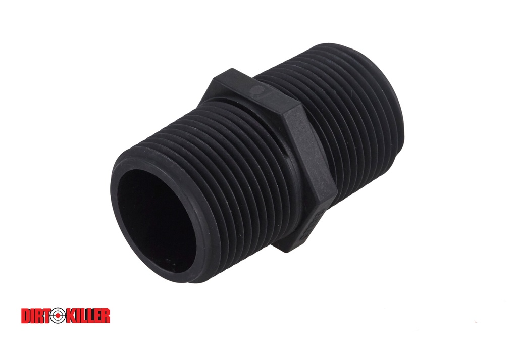  Poly Hex Nipple 1" MNPT