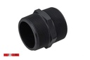  Poly Hex Nipple 2" MNPT