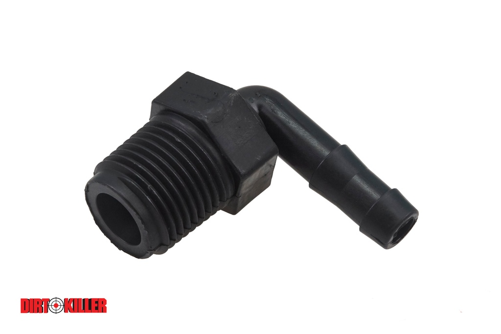  Poly Hose Barb 90 degree  Elbow 1/2" MNPT x 3/8" Barb