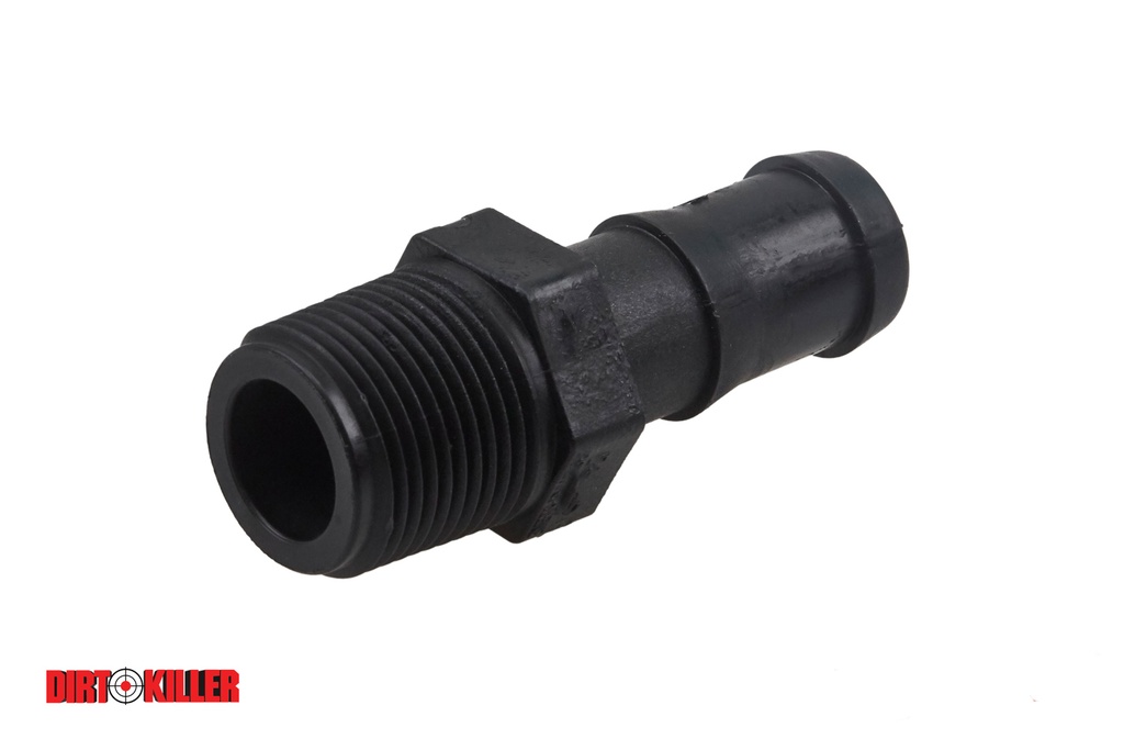  Poly Hose Barb Adapter 3/4" MNPT x 3/4" Barb