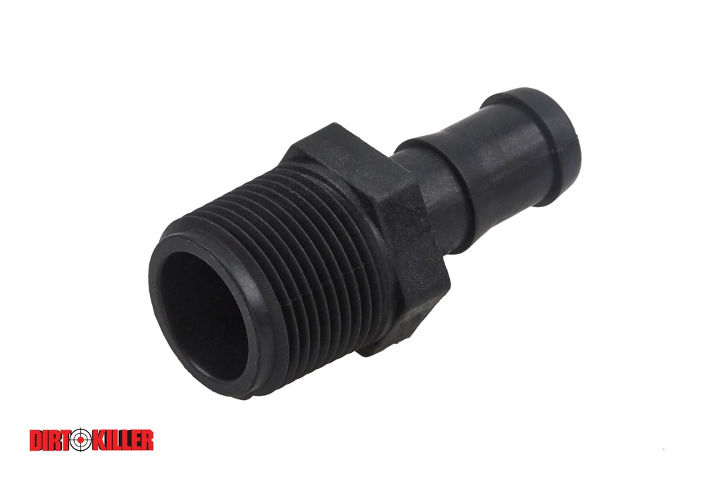  Poly Hose Barb Adapter 1" MNPT x 3/4" Barb
