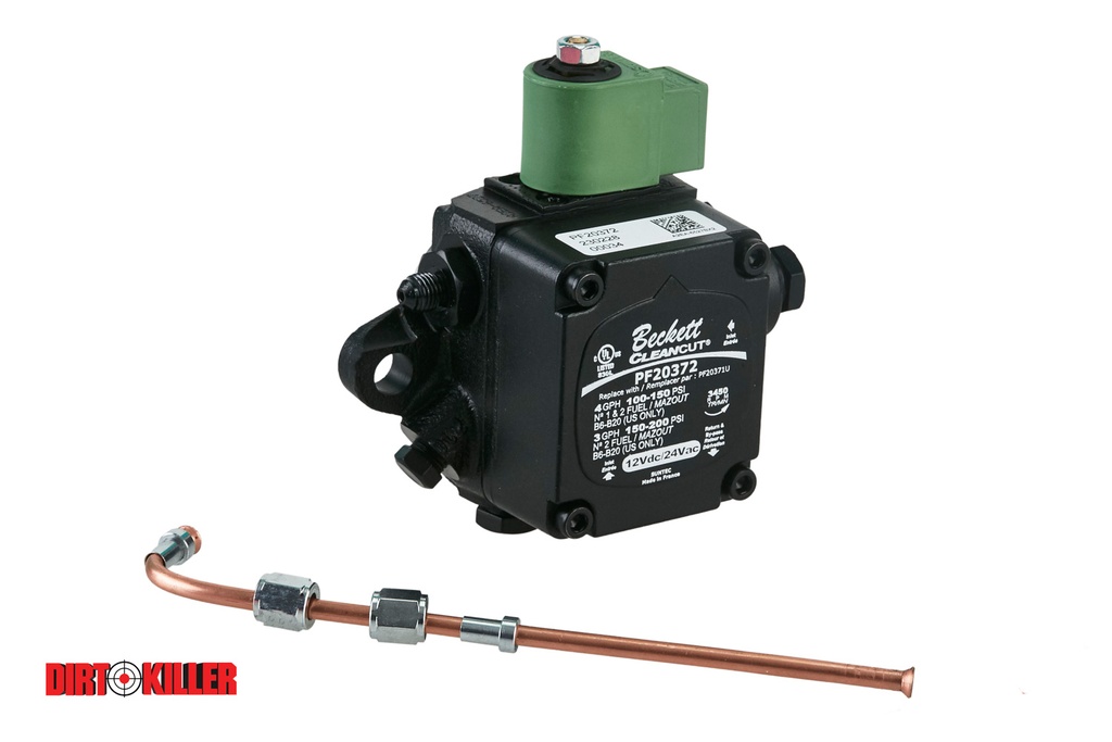 Beckett Clean Cut Fuel Pump A2EA-6527 for 12V Burner (2184402U)