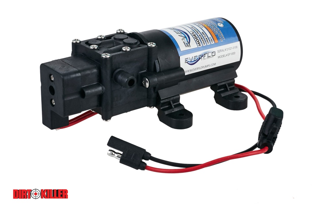  Everflo Pump EF1000 12V/4A MAX 1.0GPM 40PSI