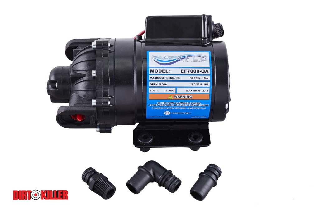 Everflo Pump EF7000 12V/23A 7.0GPM 60PSI