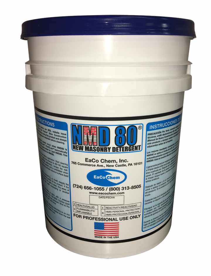EaCo Chem NMD 80 New Masonry Detergent 5 Gallon