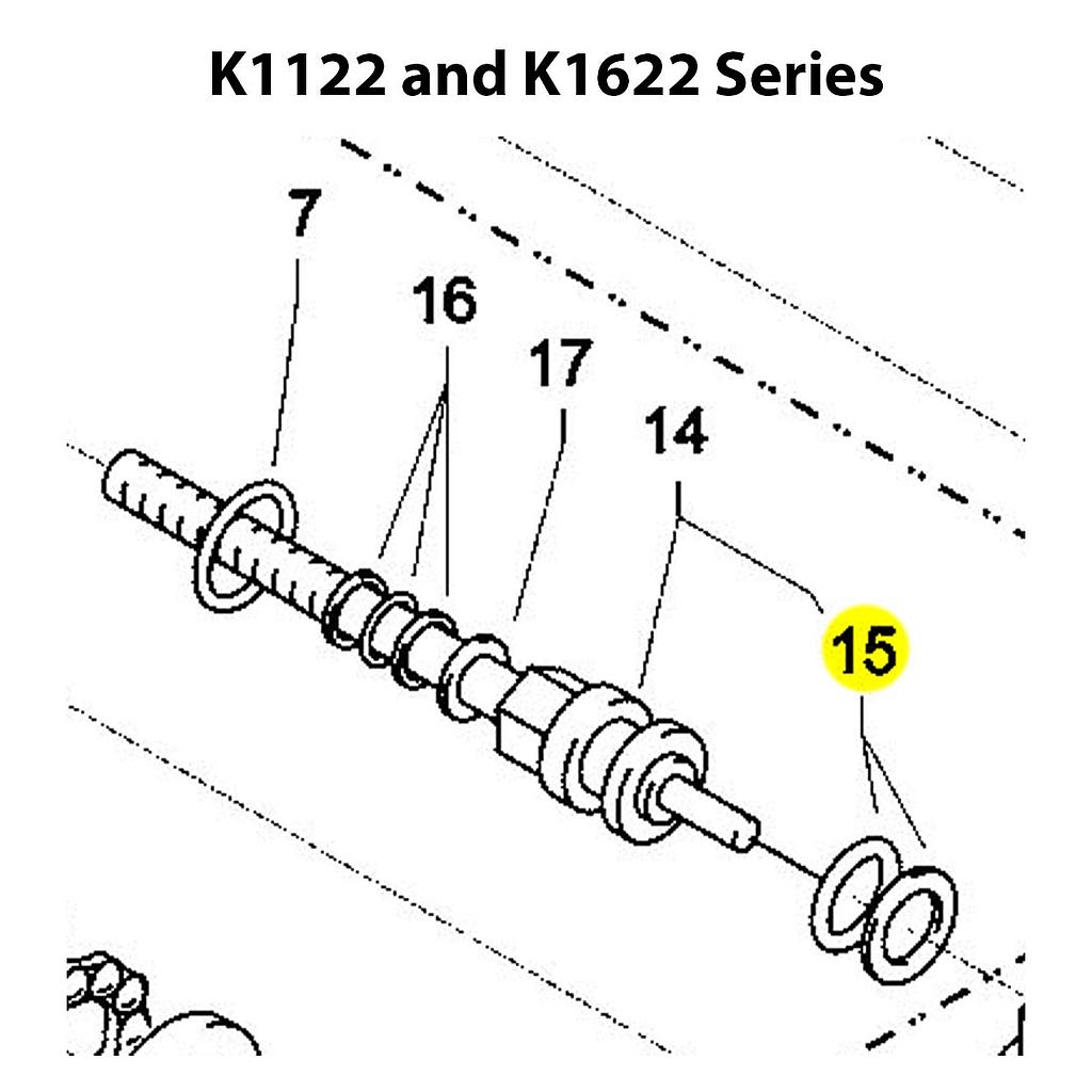  Kränzle Parbaks for Piston 14mm AZ & AZ-L Pump