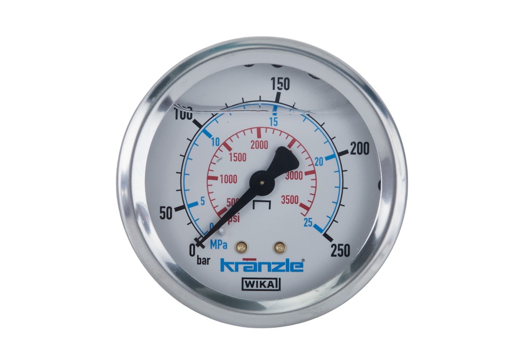  Kränzle Pressure Gauge 0-250Bar 1122 1622