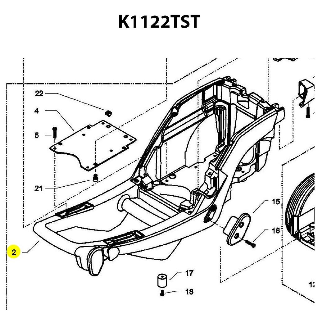 [9749000]  Kränzle Chassis for K1122TST 49.000