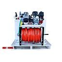  10 Meter Blitz Soft Wash Skid With Comet P40 Chemical Pump and Aluminum Reel 10MBLITZ