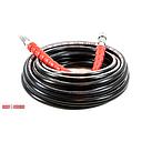  50’ Black High Pressure Hose Assembly With 3/8” Stainless Steel Quick Disconnects Installed