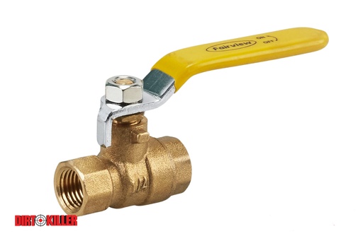 [5400002]  Brass Ball Valve 1/4" FNPT  600psi MAX
