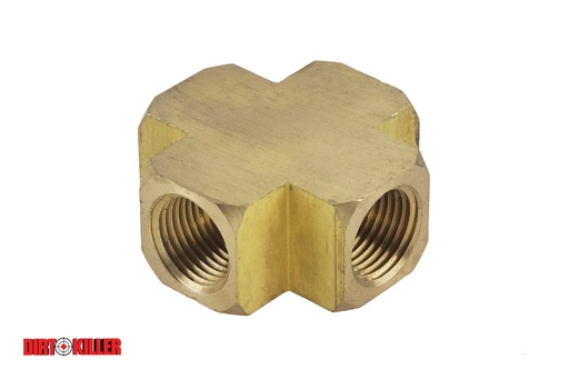 [5100750]  Brass Cross Tee 1/2 FNPT