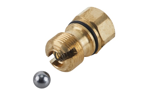 [97402481] Outlet fitting for all Kranzle Pumps w/ball bearing, 3/8"FPT