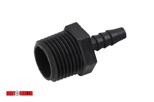 [5600166] Poly Hose Barb Adapter 1/2" MNPT x 1/4" Barb - Water tank plumbing