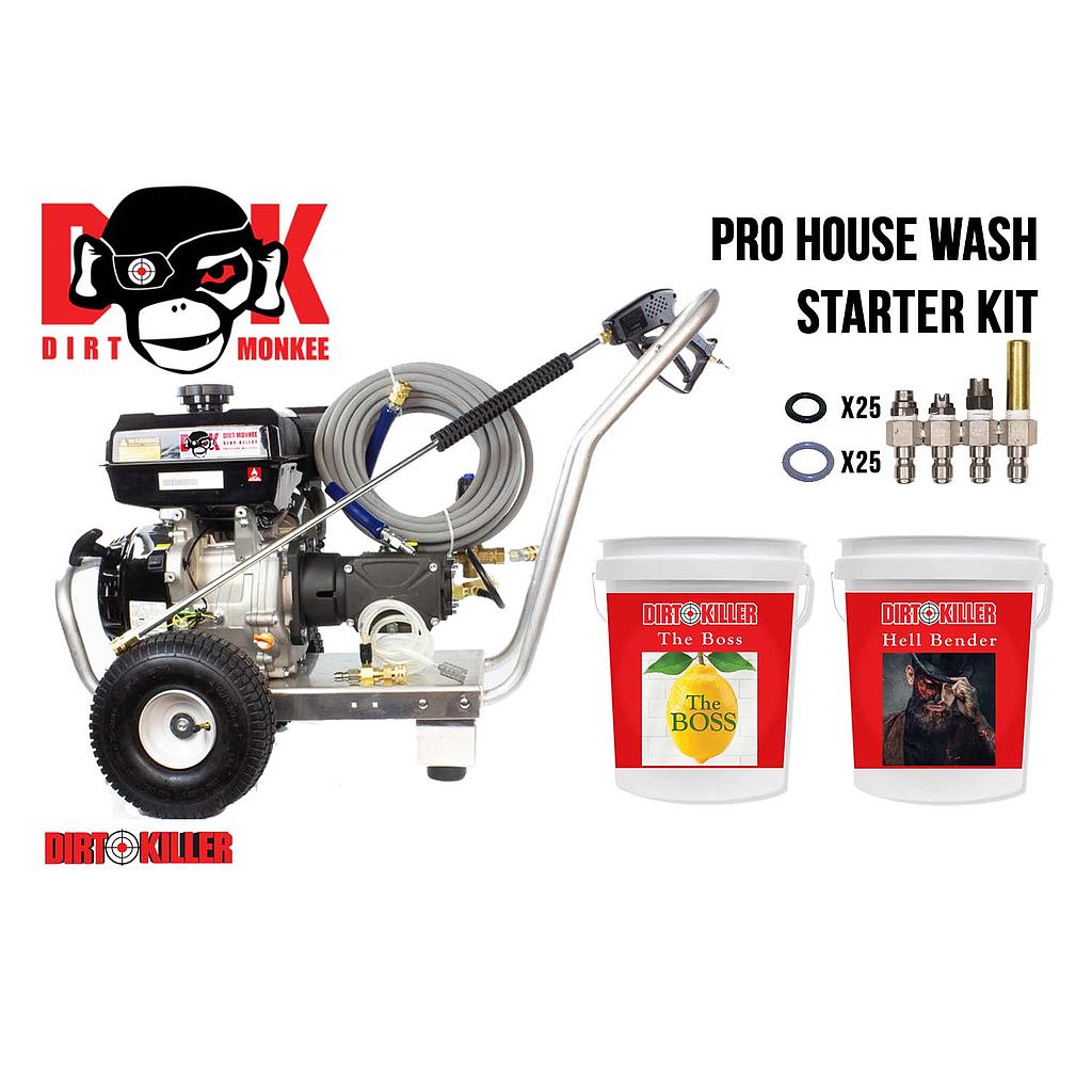 [98Housewashdirect] Starter Kit Direct Drive Gas Pressure Washer 15 HP 3000 PSI 5 GPM