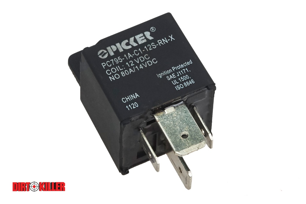 Burner Relay 12VDC 80A | Dirt Killer