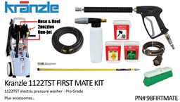 [98FIRSTMATE]  DIY First Mate Kit- Includes Kranzle 1122TST, Foam Cannon and Accessory Kit For DIY Boat Cleaning