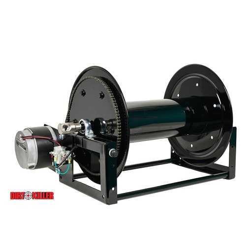 [5000103-EAL] Summit Aluminum Electric SM12 Hose Reel Stainless Steel Manifold  Fits 300' of 3/8" High Pressure Hose