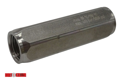 [5400121] Stainless Steel 1/2" FPT High Pressure Check Valve