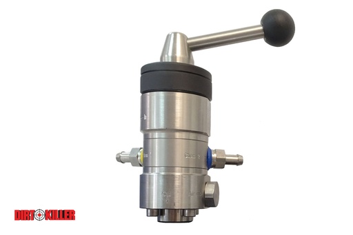 [4700153] ST-164 Chemical Injector 3.0 Orifice - Bypass style injector valve. Constructed of stainless steel and rated for industrial use. 3/8" FNPT inlet and 1/2" FNPT outlet.