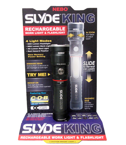 [98SLYDE] Nebo Slyde King Deluxe 2000 Lumen  Light
