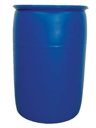 [4100121]  55 Gallon Plastic 1H1 Natural (Clear) Drum 