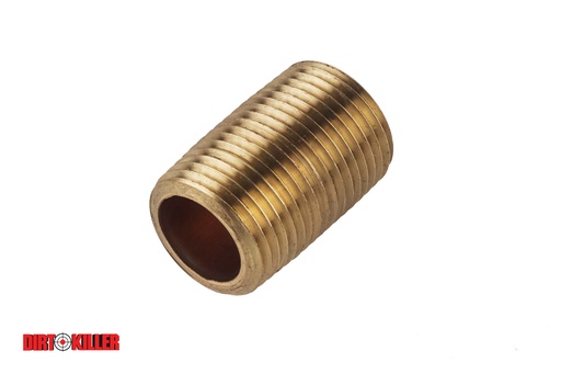 [5100256]  Brass Close Nipple 3/8" MNPT