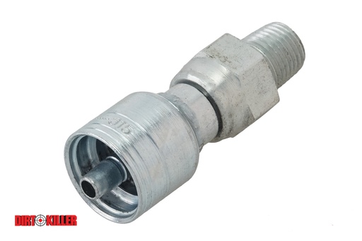 [5100620] High Pressure Crimp 1/4" ID Hose x Swivel 1/4" MNPT
