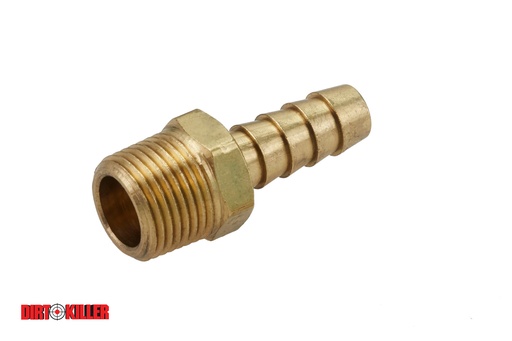 [5100208]  Brass Hose Barb Adapter 3/8" MNPT x 3/8" Barb