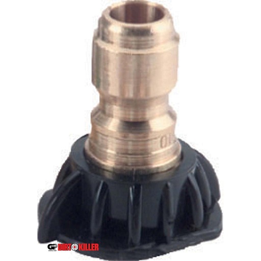[5100505]  Black Flat Tip Soap Nozzle 40.0-65 degree  Quick Connect