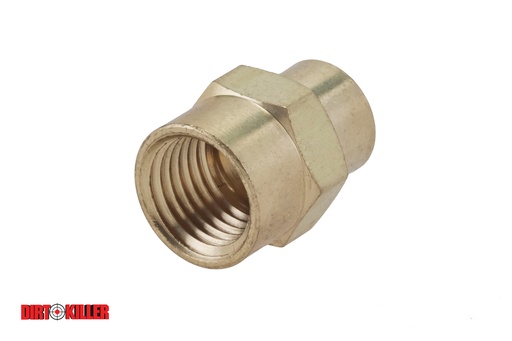 [5100645]  Brass Reducer Coupling 1/4" FNPT x 1/8" FNPT