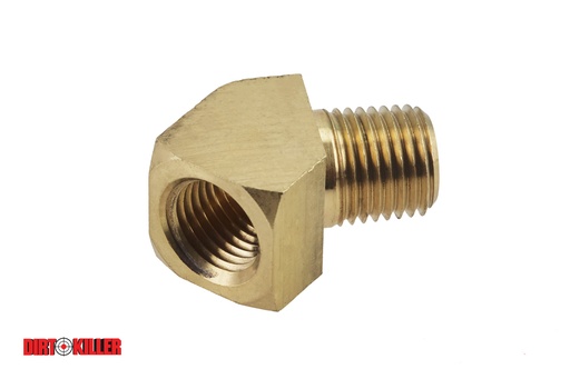 [5100649]  Brass 45 degree  Street Elbow 1/4" MNPT x 1/4" FNPT