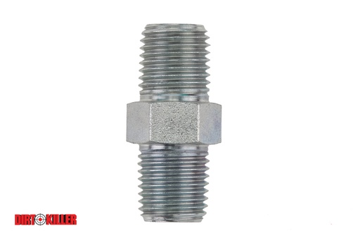 [5100100]  Steel Hex Nipple 1/4" MNPT
