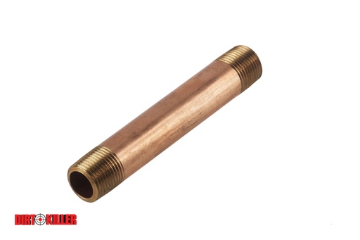 [5100257]  Brass 3/8" MNPT Pipe Nipple x 4" Long