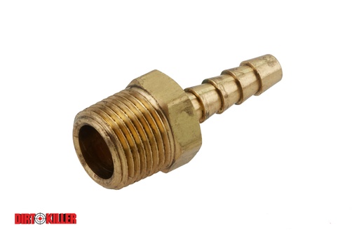 [5100266]  Brass Hose Barb Adapter 3/8" MNPT x 1/4" Barb