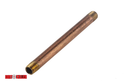 [5100295]  Brass 1/4" MNPT Pipe Nipple x 6" Long